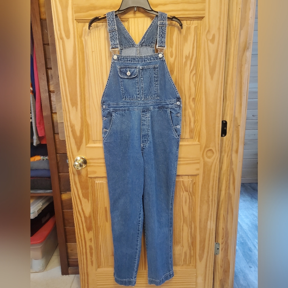 Gap Denim Jean Bib Overalls Y2K 2008 Medium